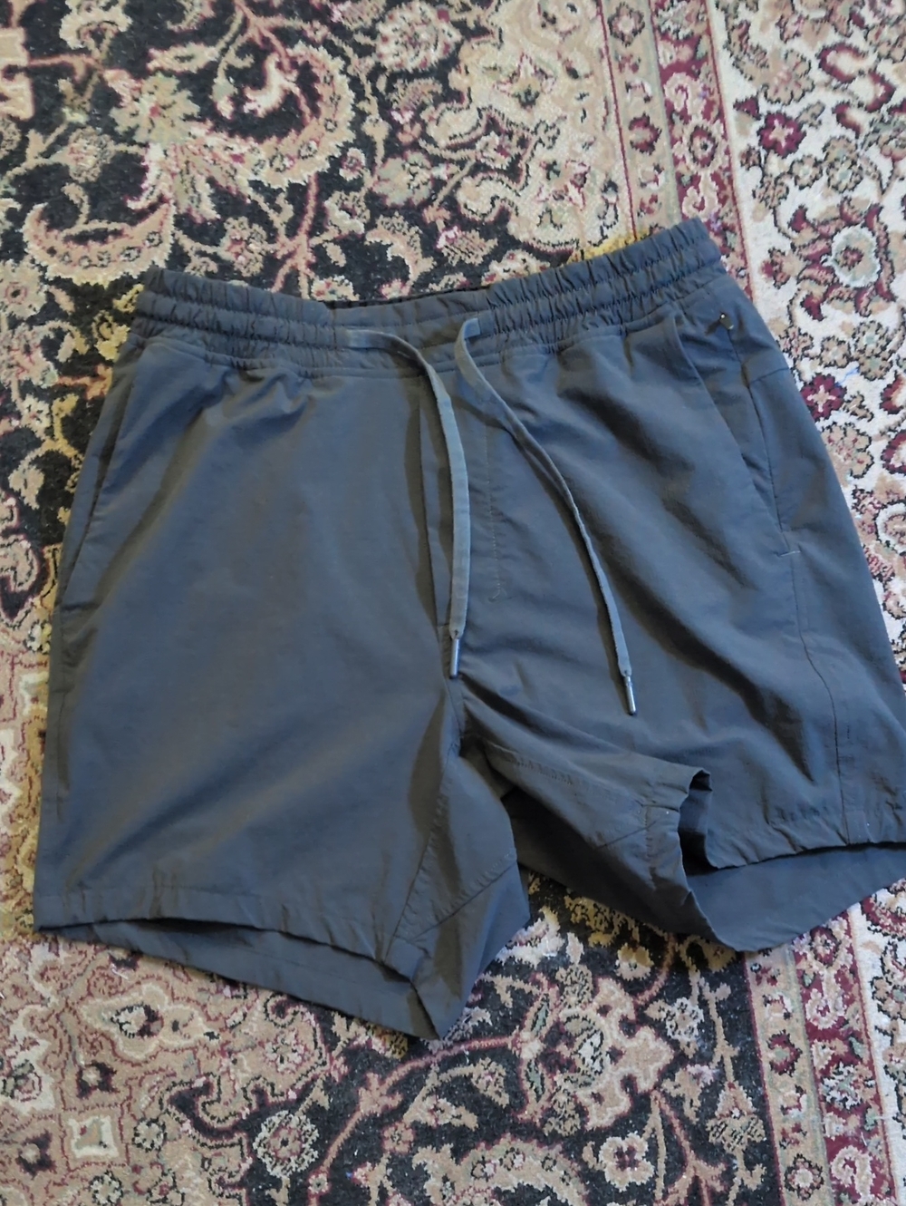 Lululemon Men's Pace Breaker Linerless Short 7" Charcoal